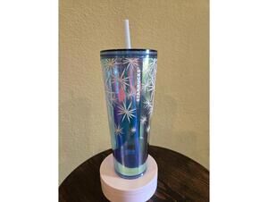 Starbucks Holiday textured Snowflakes Blue